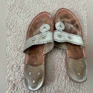 Jack Rogers Platinum Sandals